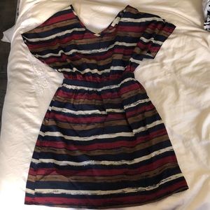 Back cutout Striped Lush Dress